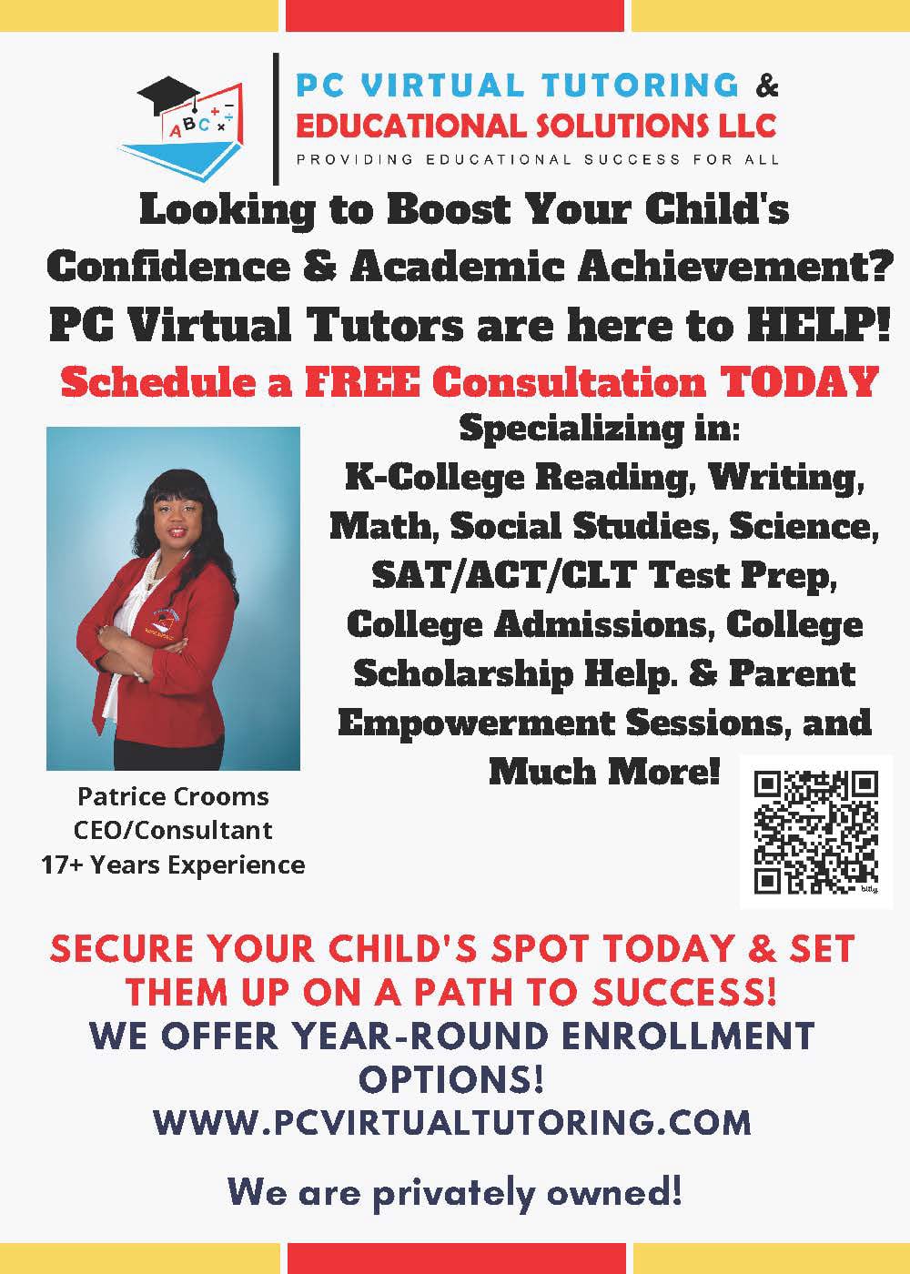 PC Virtual Tutoring - 2025/2026 Tutoring Services